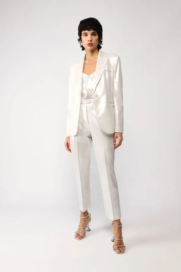 Pantaloni slim-fit con piega stirata