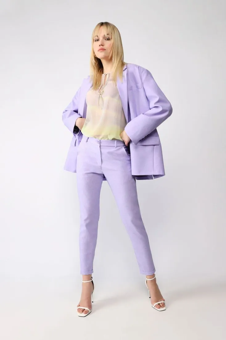 Pantaloni slim-fit con tasche americane