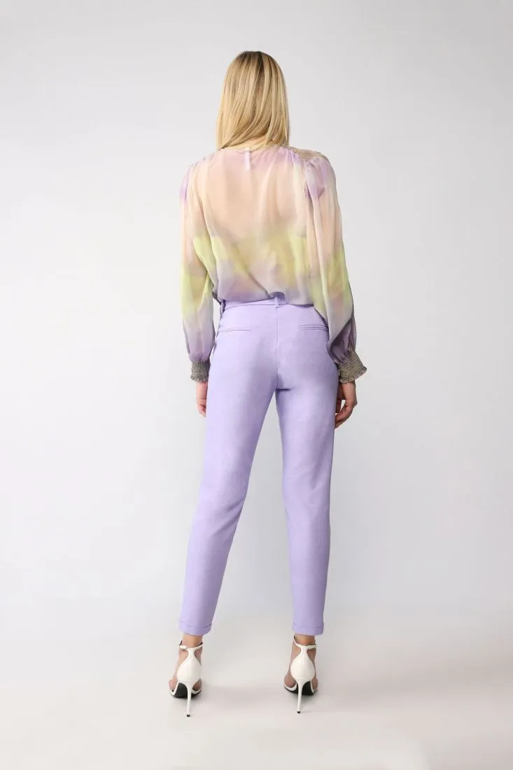 Pantaloni slim-fit con tasche americane