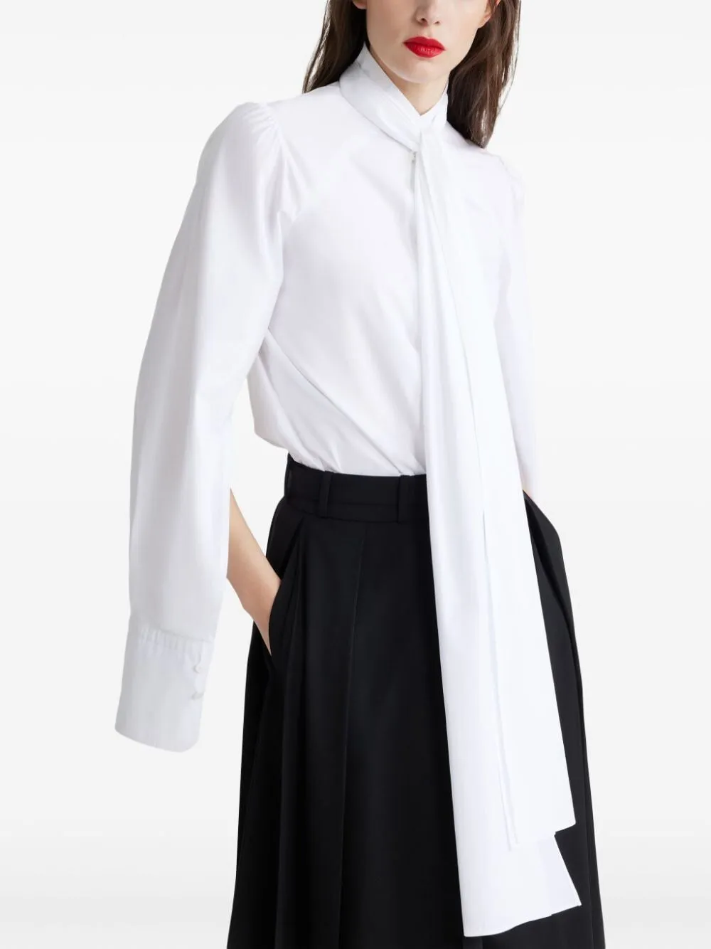 PATOU ASCOT BLOUSE