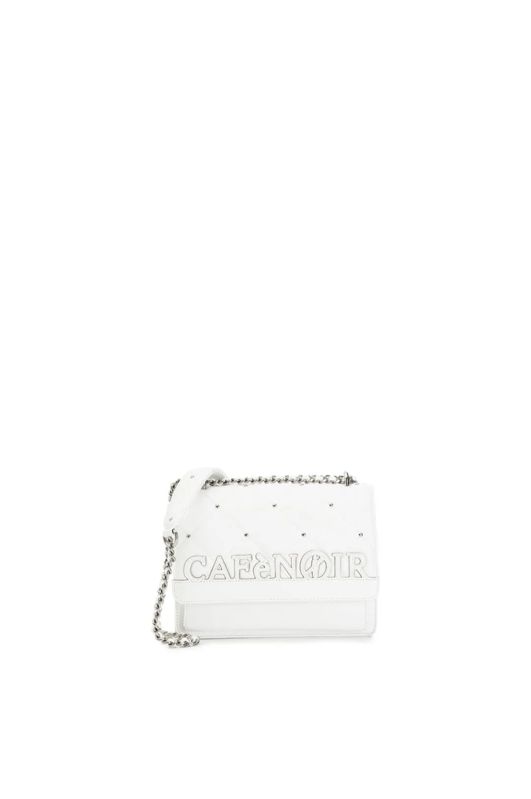 pattina grande con logo applicato bianco