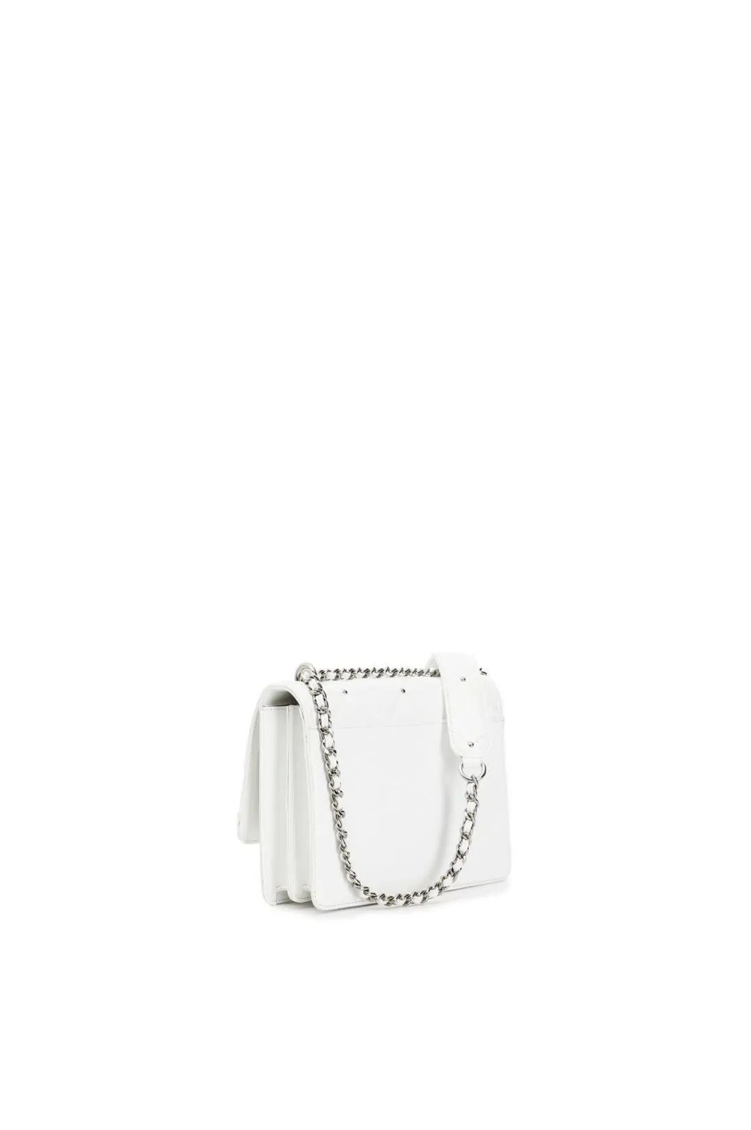 pattina grande con logo applicato bianco