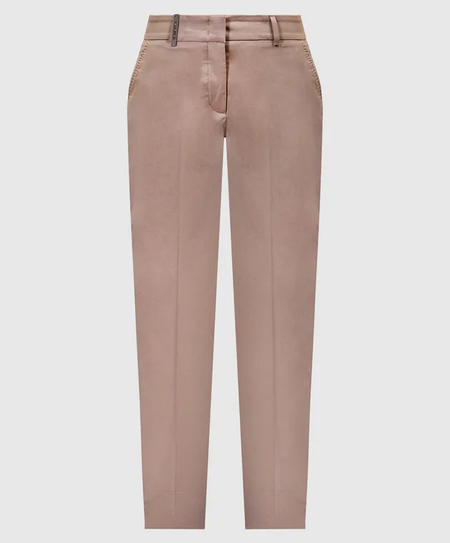 Peserico Pantaloni marroni P0471801964