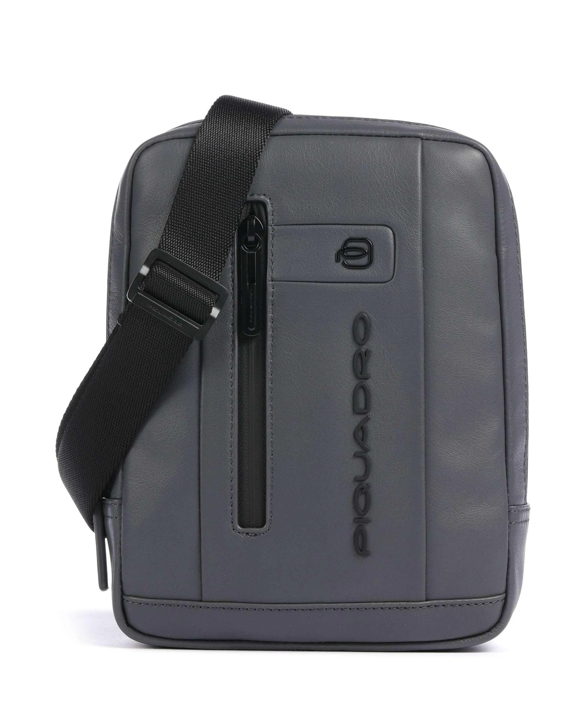  Piquadro Urban Borsa a tracolla pelle di vacchetta finemente grana grigio  