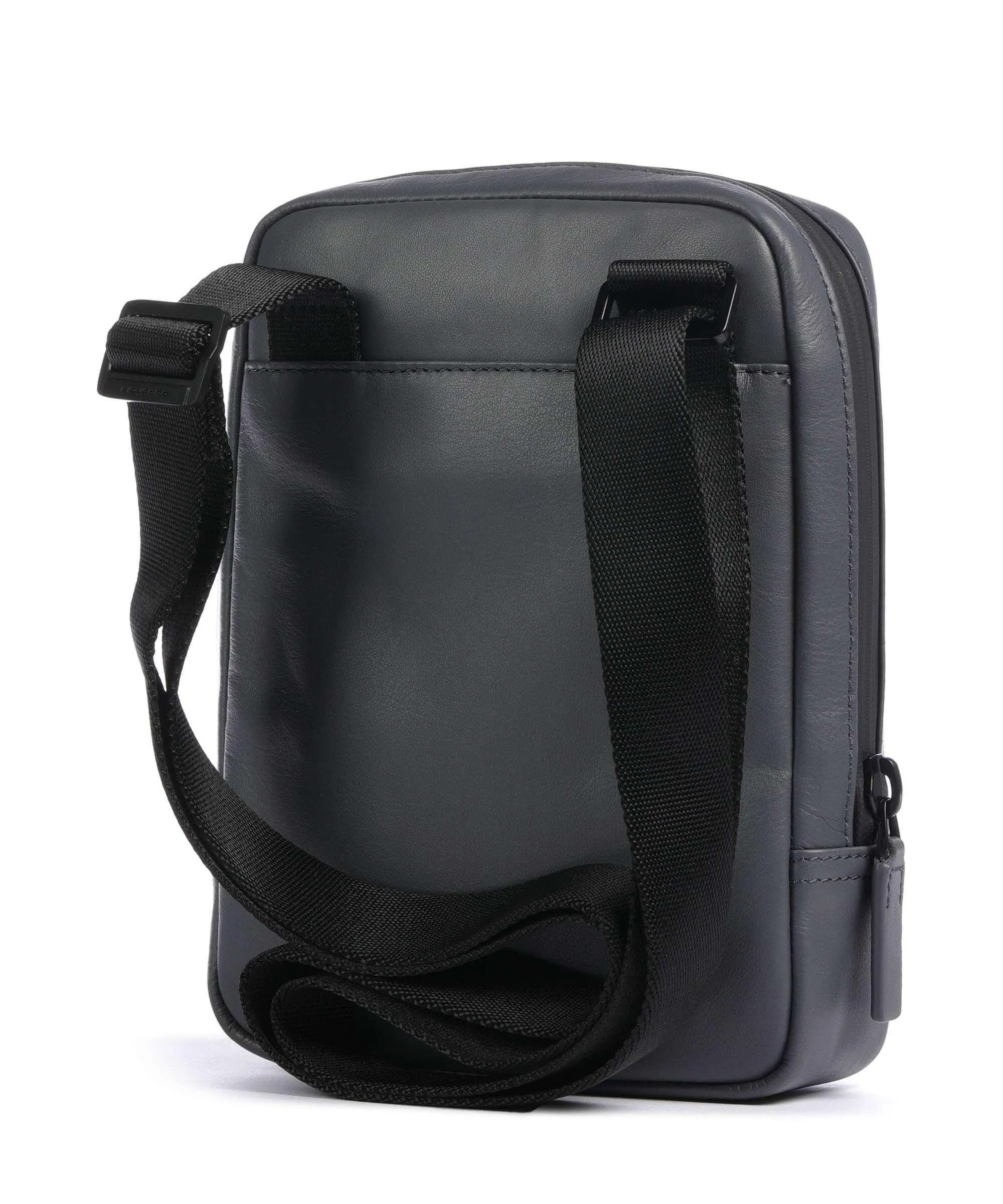  Piquadro Urban Borsa a tracolla pelle di vacchetta finemente grana grigio  