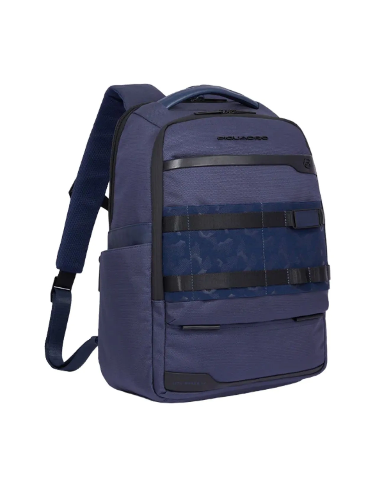 Piquadro - Zaino uomo porta pc 14'' in pelle e tessuto FX | Studioarch.com