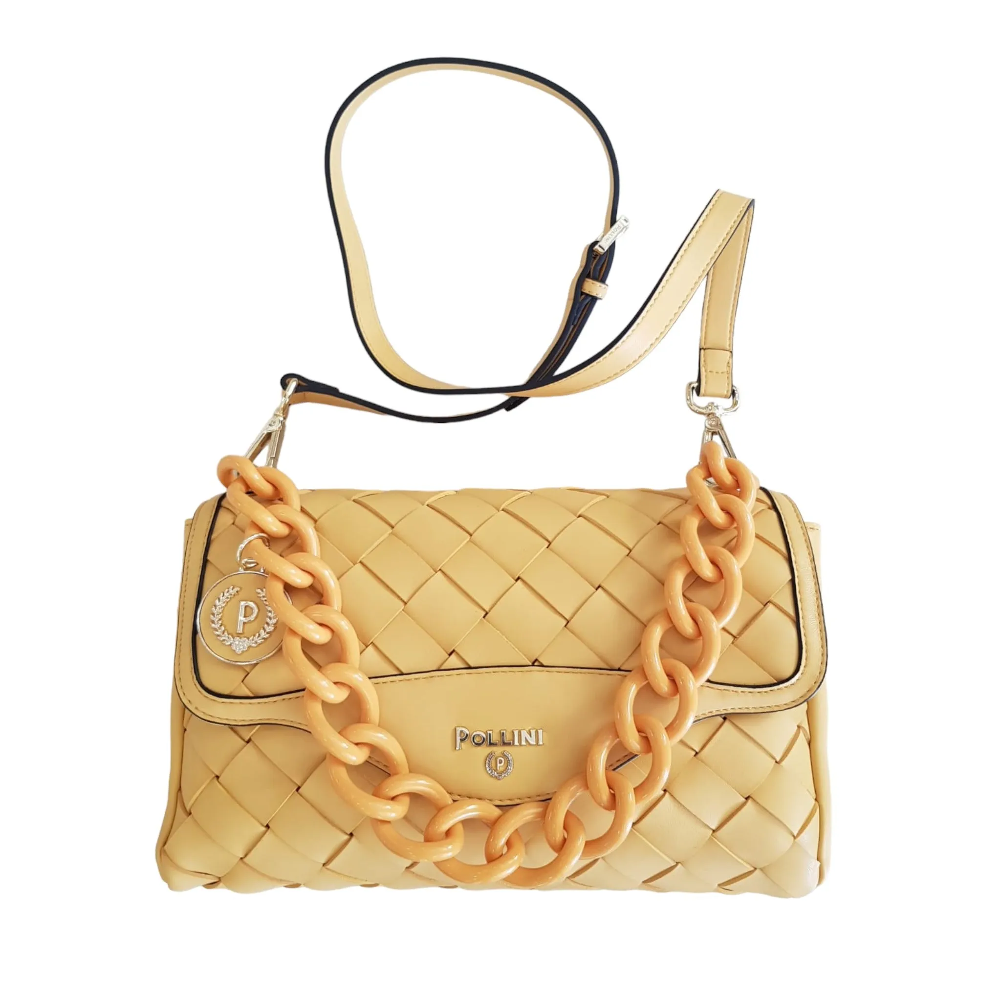 Pollini Borsa Donna Giallo Rif.946