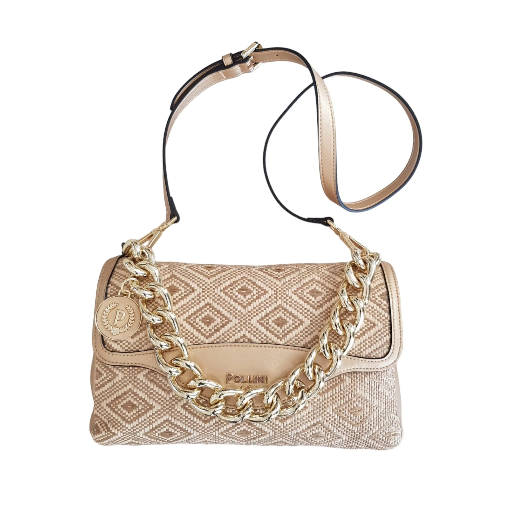 Pollini Borsa Tracolla Donna Oro Rif.947