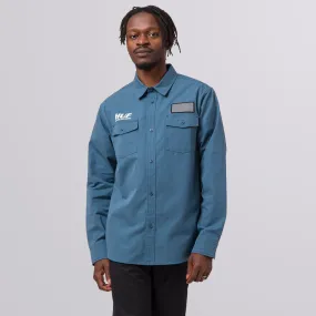PORTER L/S WORK SHIRT - BLUE TEAL