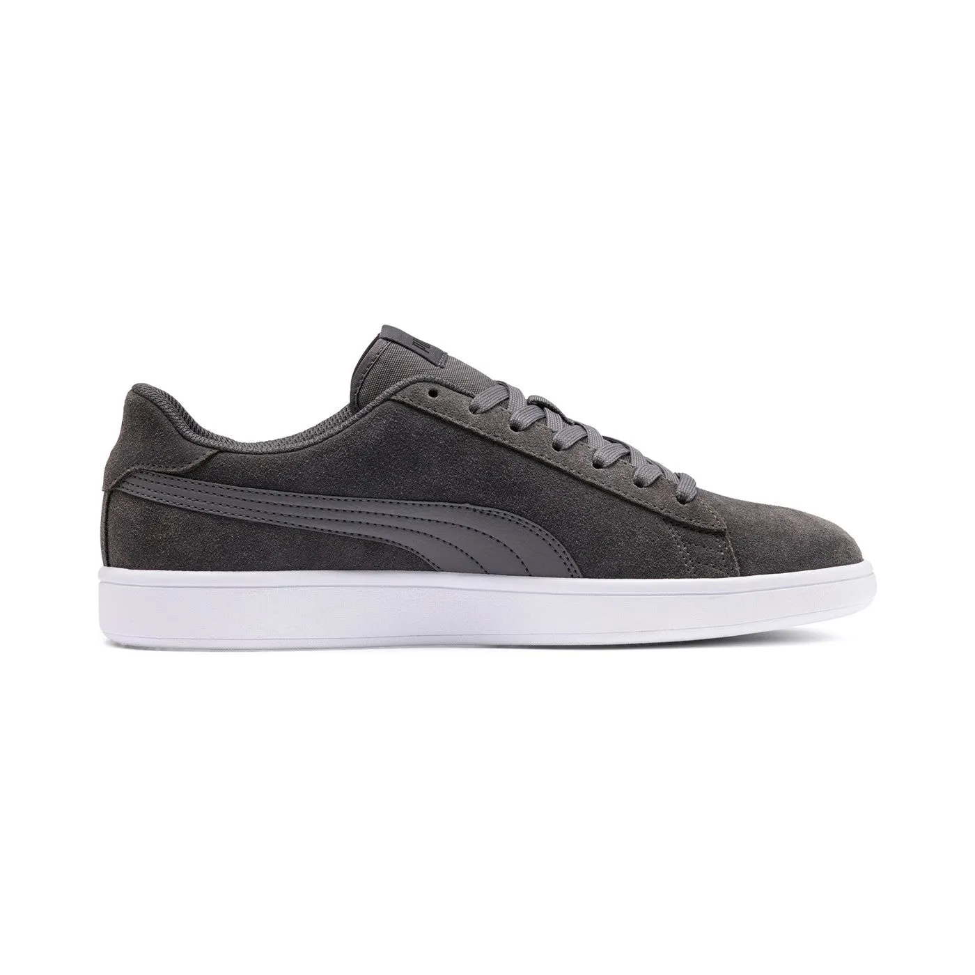 Puma men's low sneakers Smash v2 364989 32 castlerock-black-white