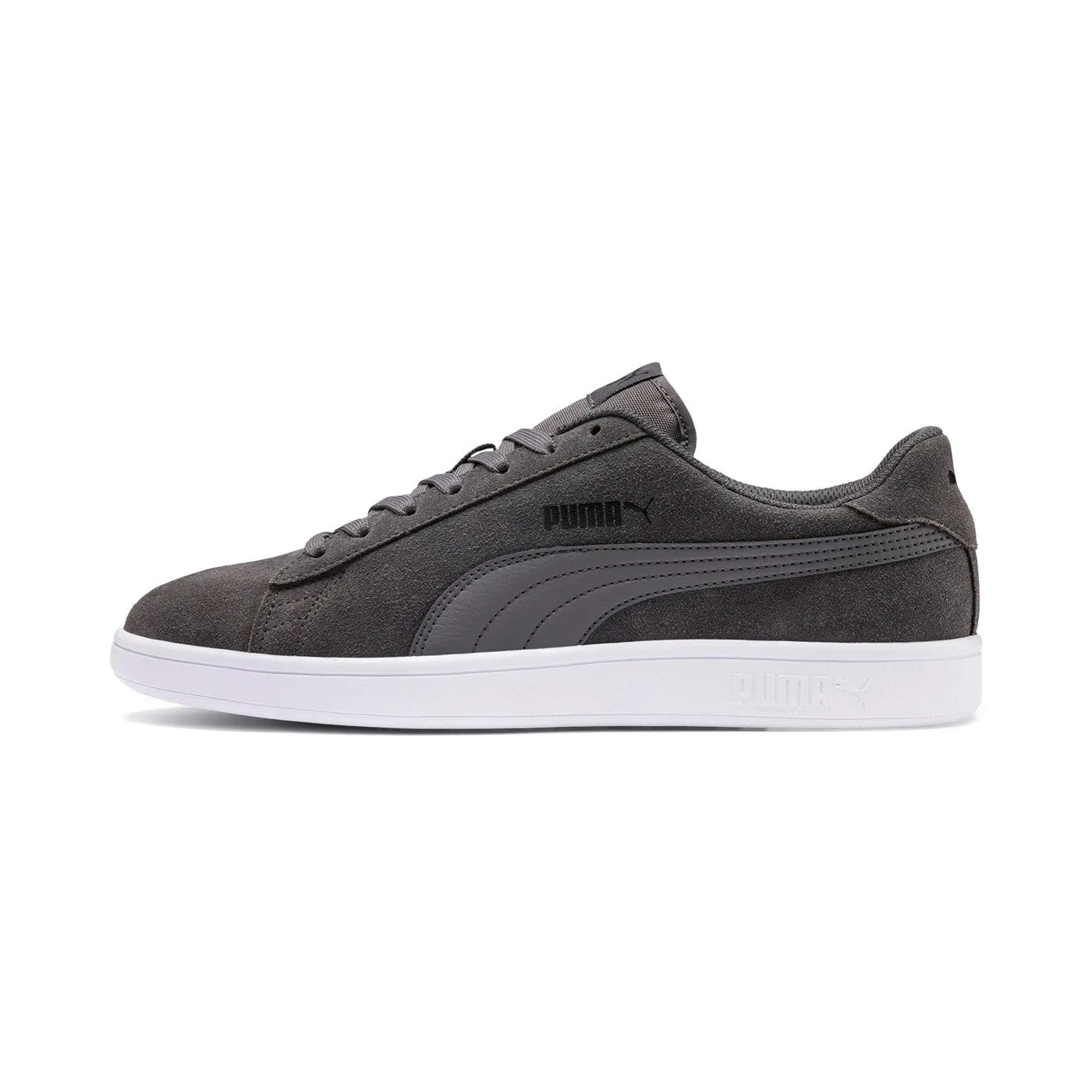 Puma men's low sneakers Smash v2 364989 32 castlerock-black-white
