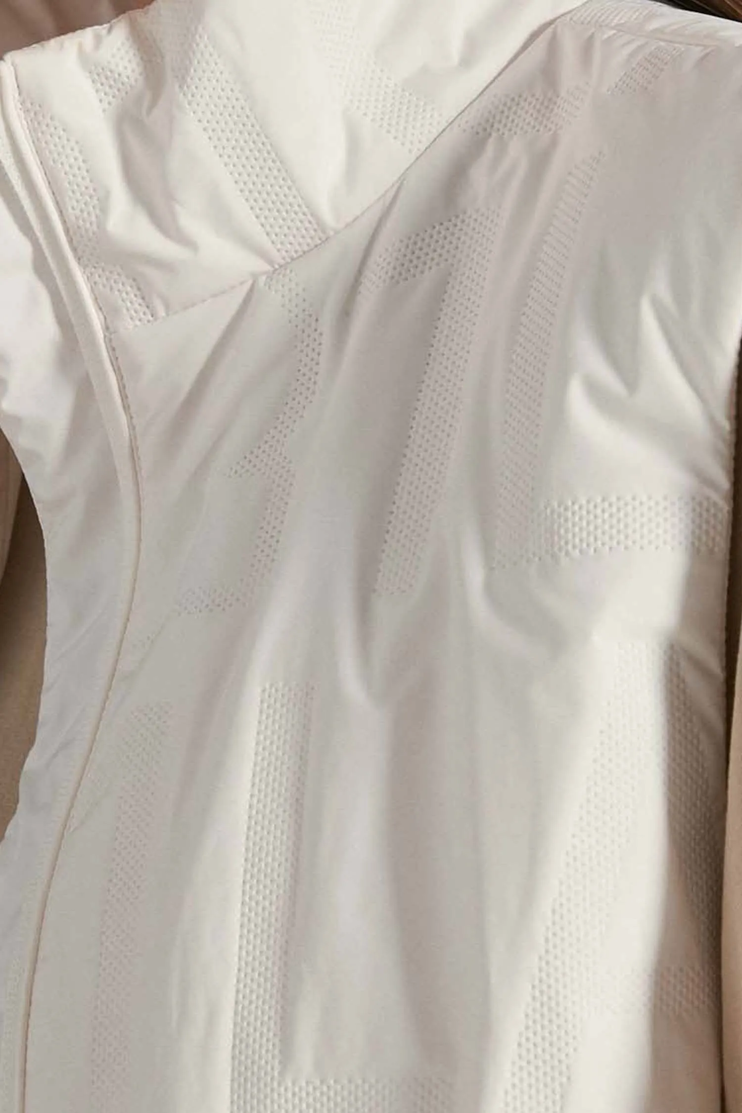 RIVER – Gilet bianco monogramma