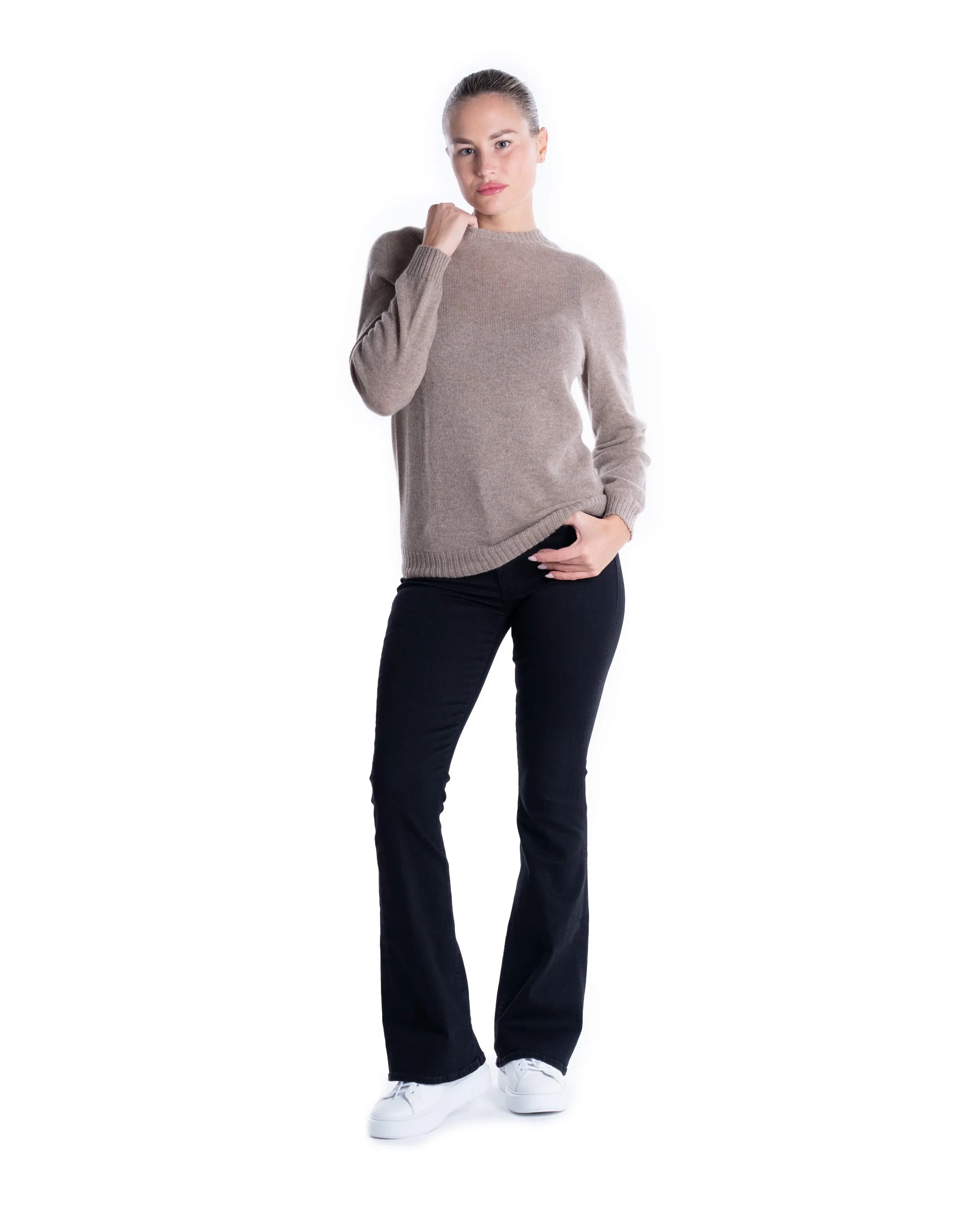 RIVIERA CASHMERE MAGLIA LEGGERA GIROCOLLO CASHMERE