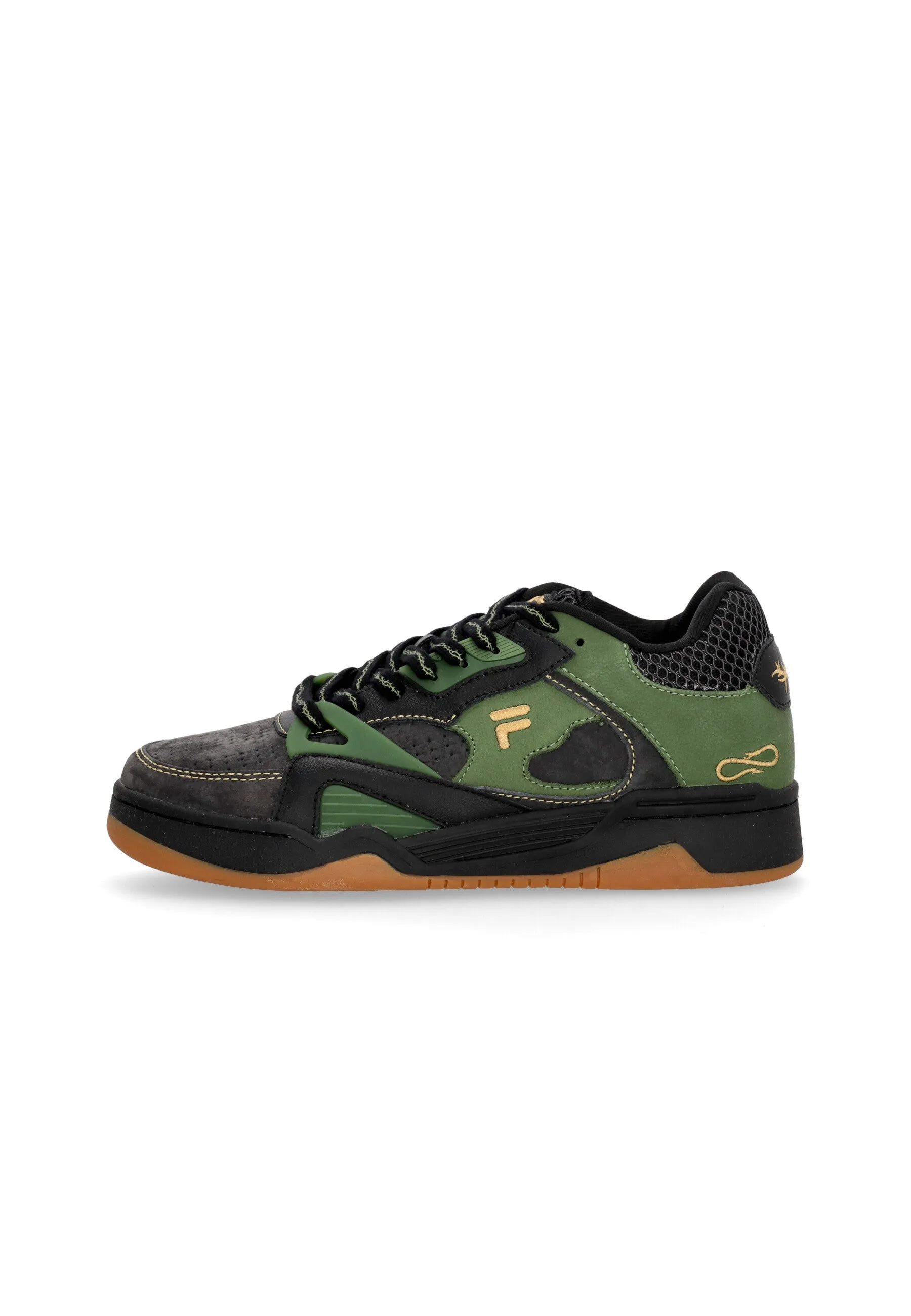 Scarpa Bassa Uomo Wayne X Fila Forest/gold/black