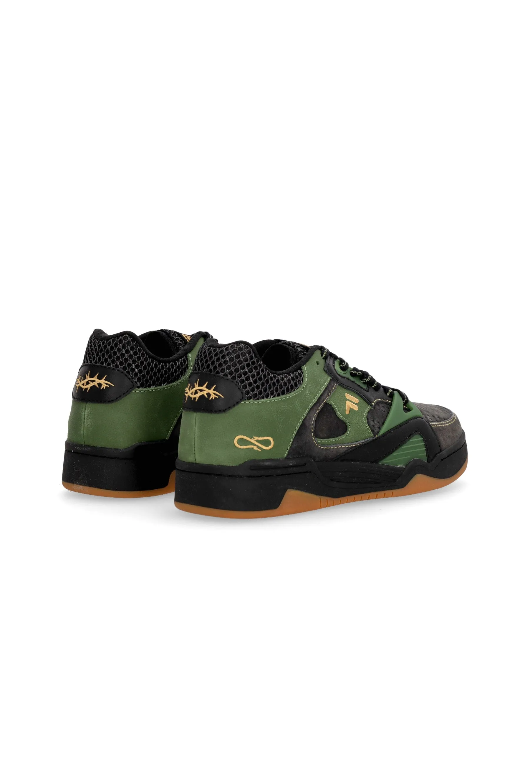 Scarpa Bassa Uomo Wayne X Fila Forest/gold/black