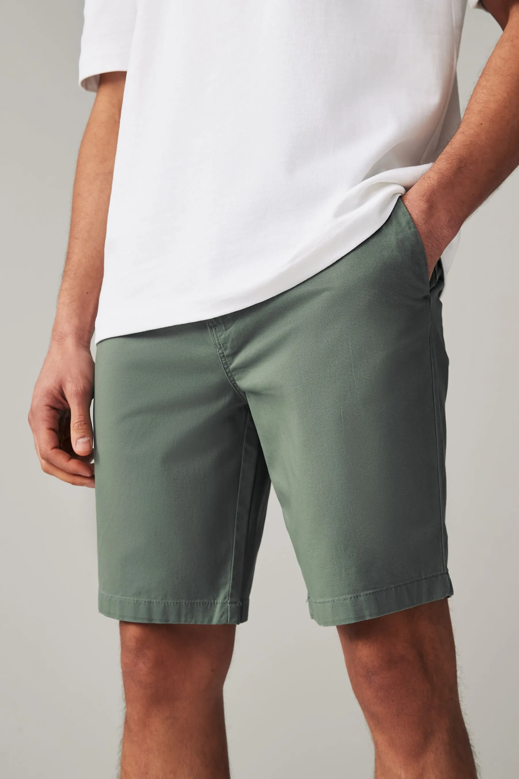 Shorts Pantaloni chino elasticizzati da 3 Confezione