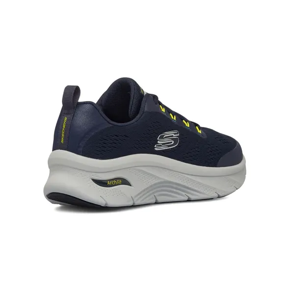 Skechers men's sneakers shoe Relaxed Fit Arch Fit D'Lux Sumner 232502/NVLM lemon blue 