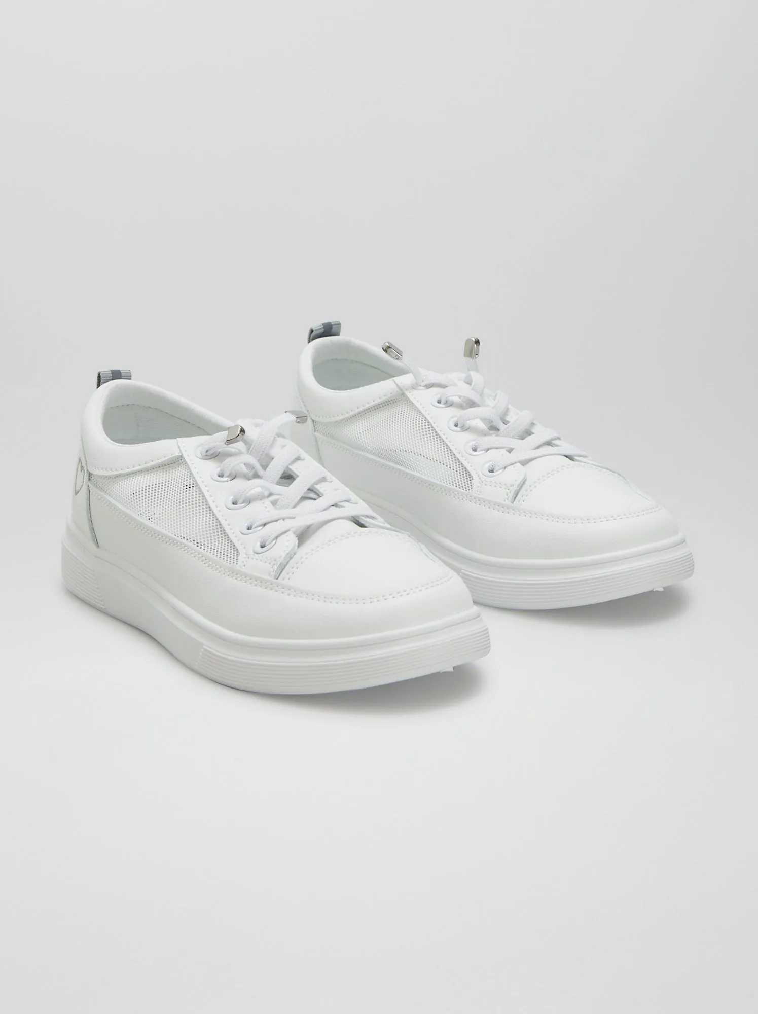 Sneakers basse traforate - BIANCO