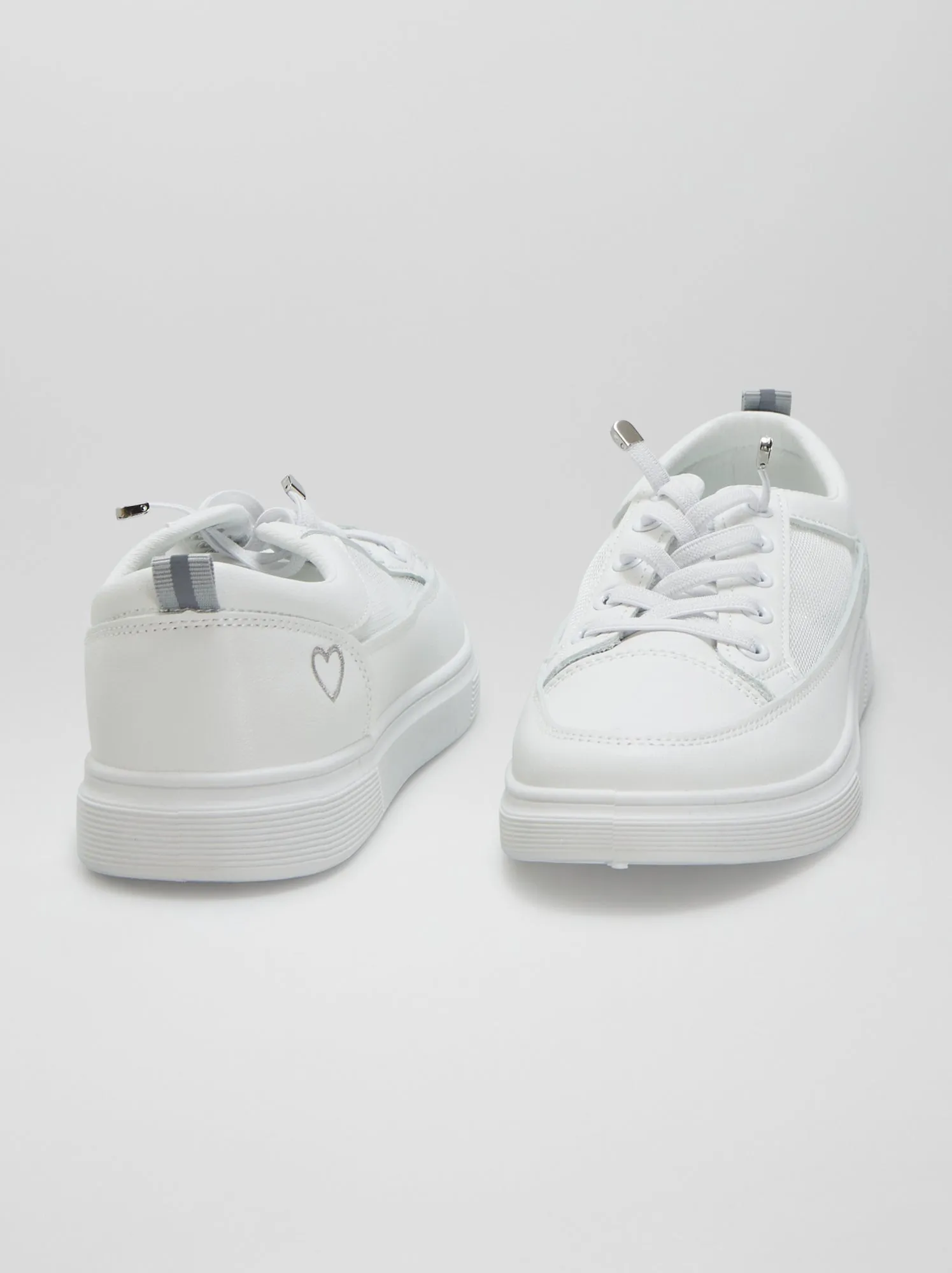 Sneakers basse traforate - BIANCO