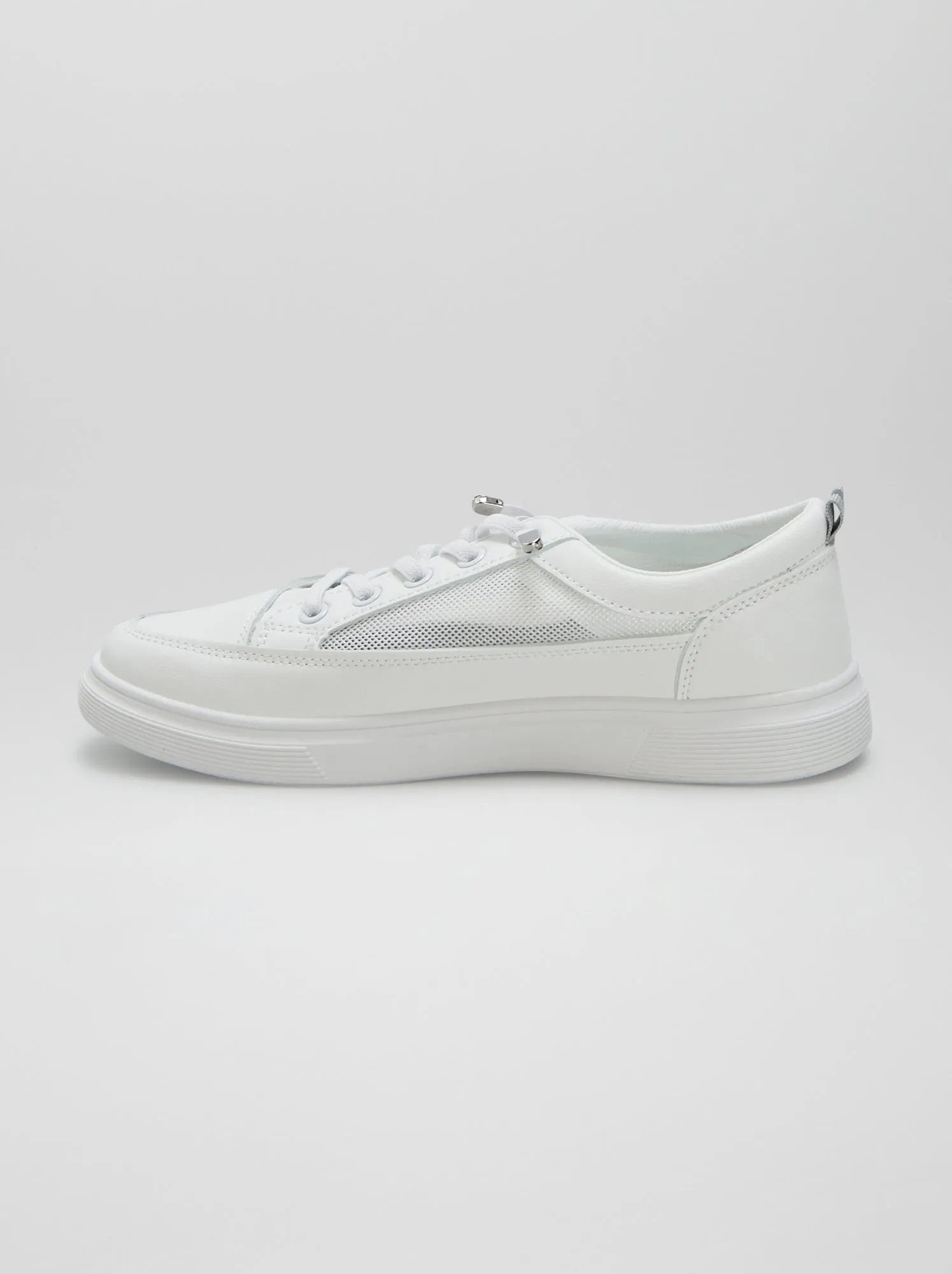 Sneakers basse traforate - BIANCO