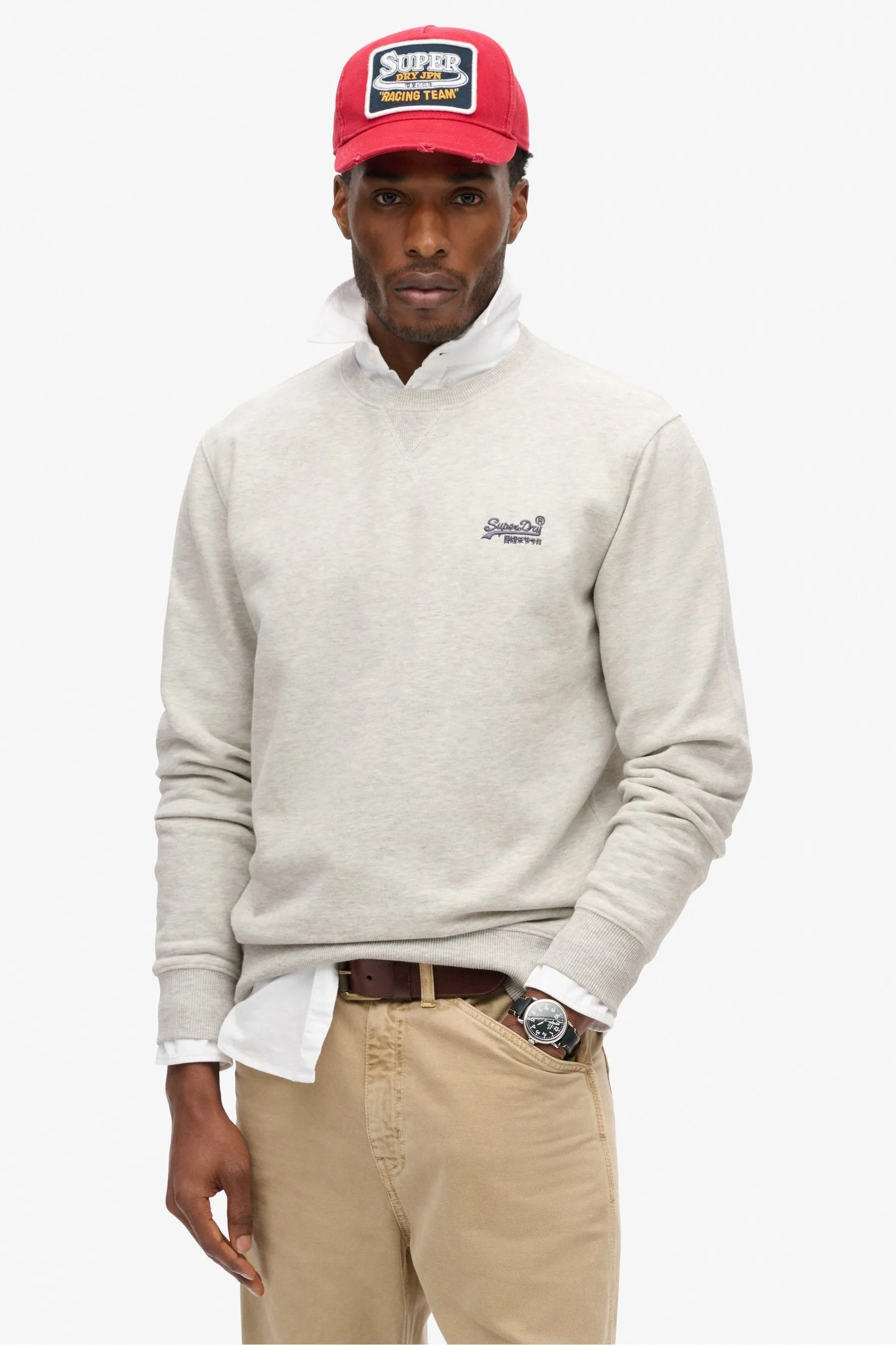 Superdry Essential - Felpa girocollo con logo    