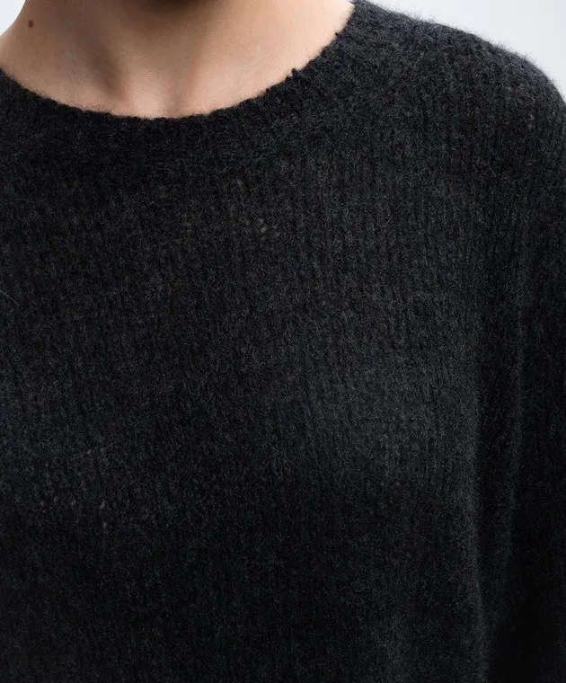 The Row Maglione Gersten in cashmere grigio 8056Y114