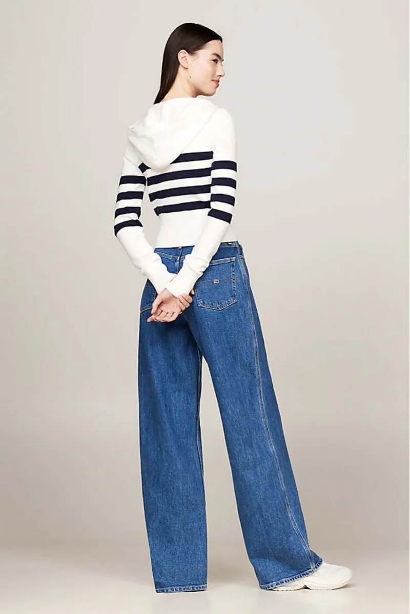 TOMMY HILFIGER CARDIGAN TUTTA ZIP JEANSERIA