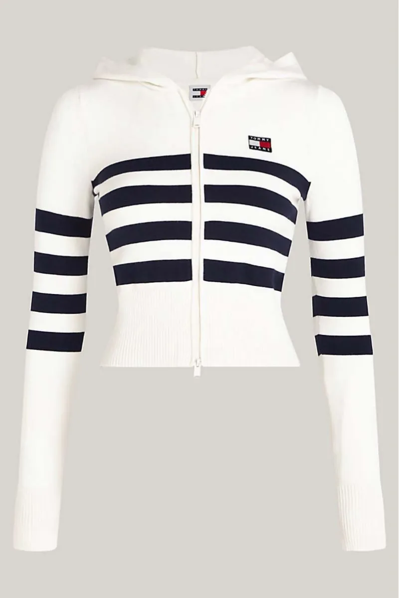 TOMMY HILFIGER CARDIGAN TUTTA ZIP JEANSERIA