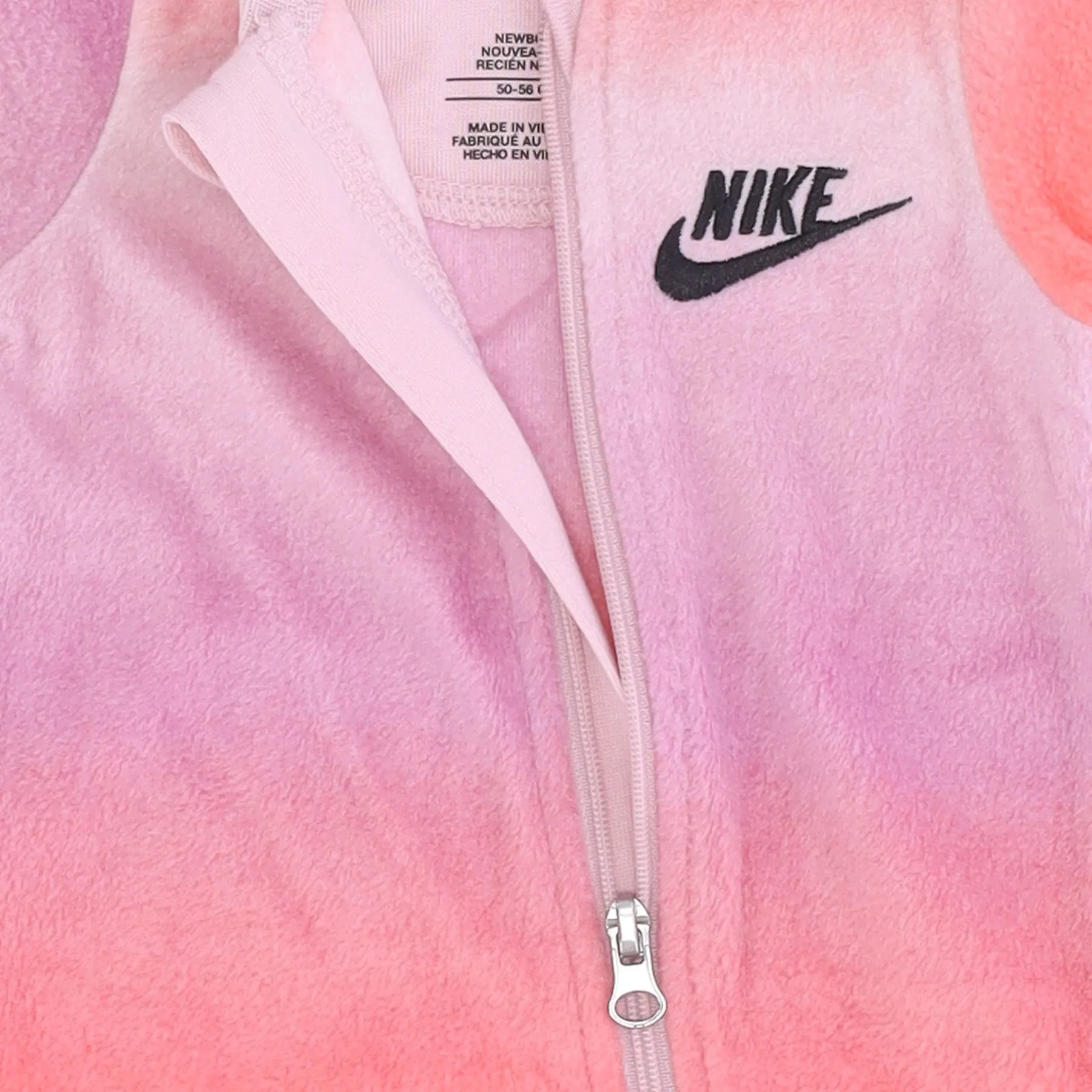 Tuta Intera Neonato Printed Club Footed Coverall Elemental Pink