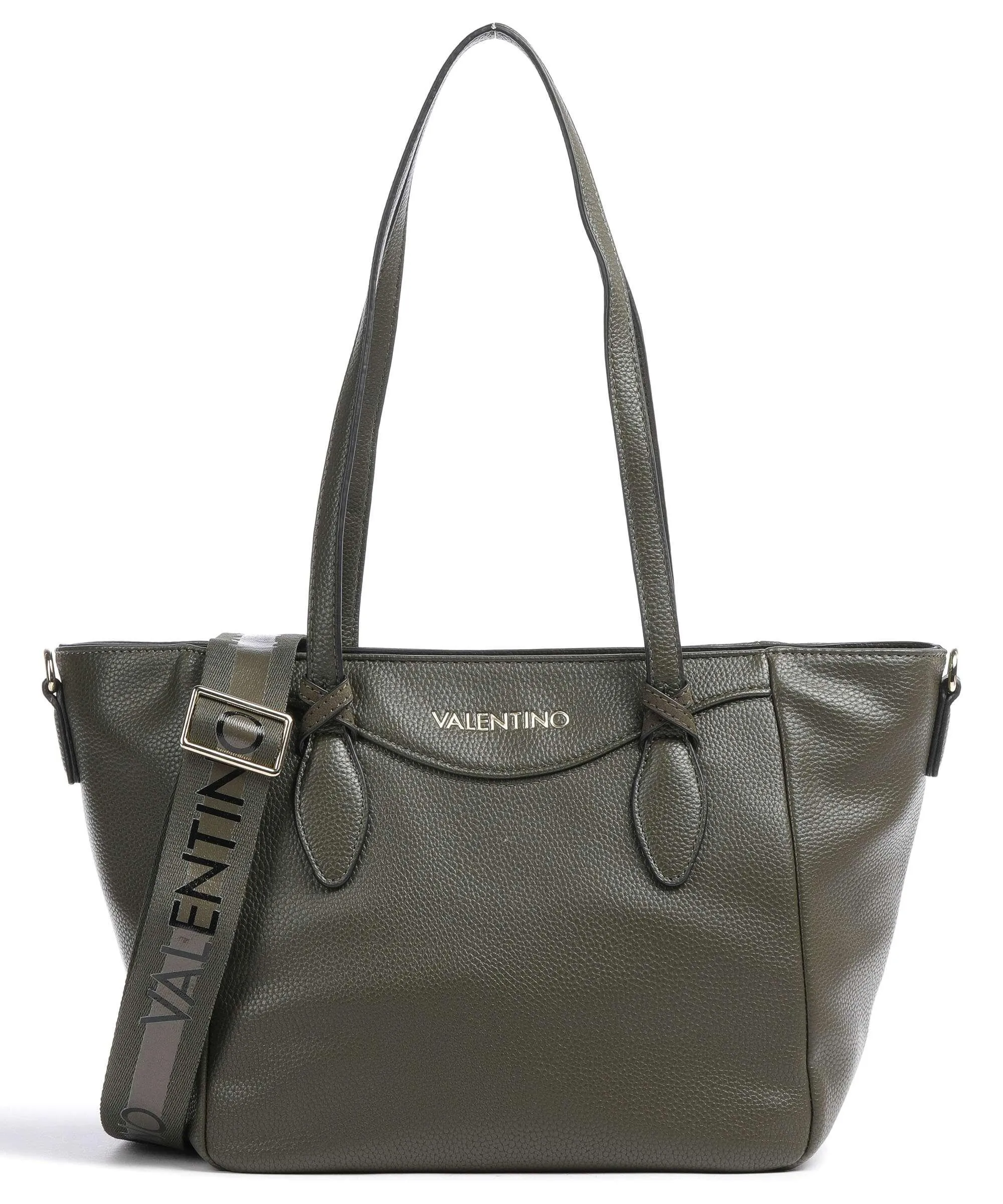  Valentino Bags Cinnamon Re Borsa shopper pelle sintetica verde scuro  