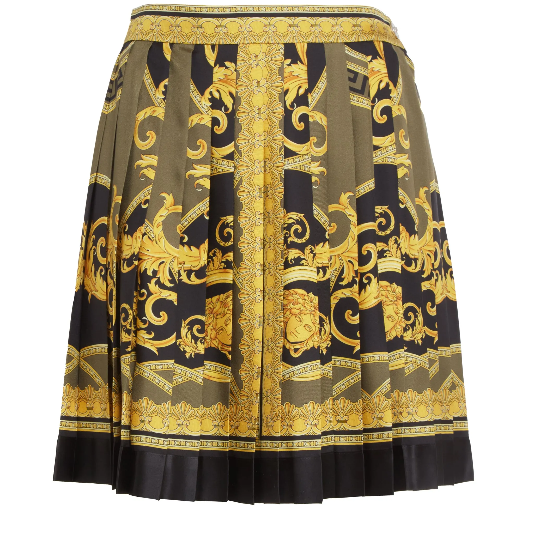 VERSACE  Gonna ''La Coupe Des Dieux'' in seta oro