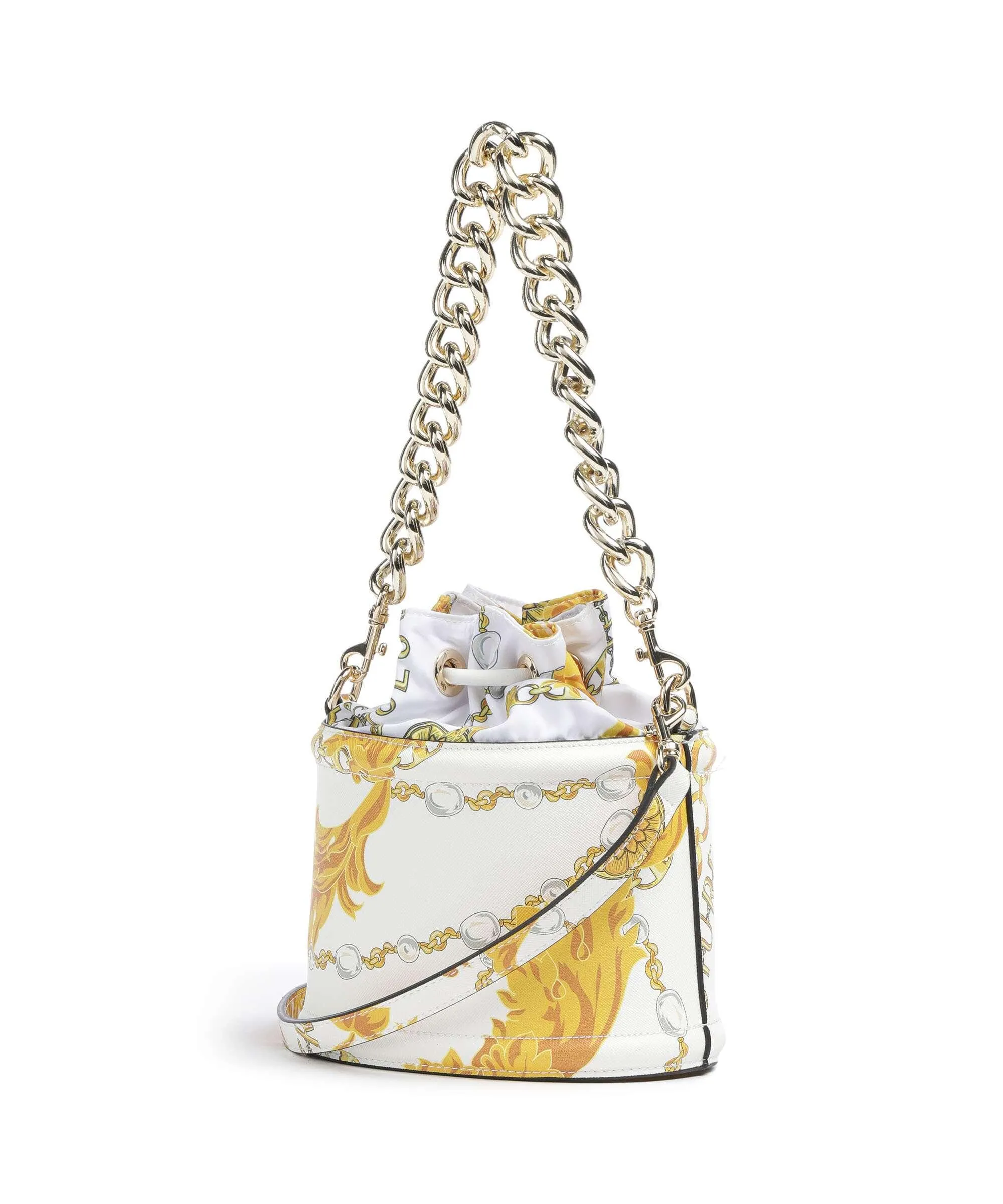  Versace Jeans Couture Couture 01 Borsa a secchiello pelle sintetica bianco  