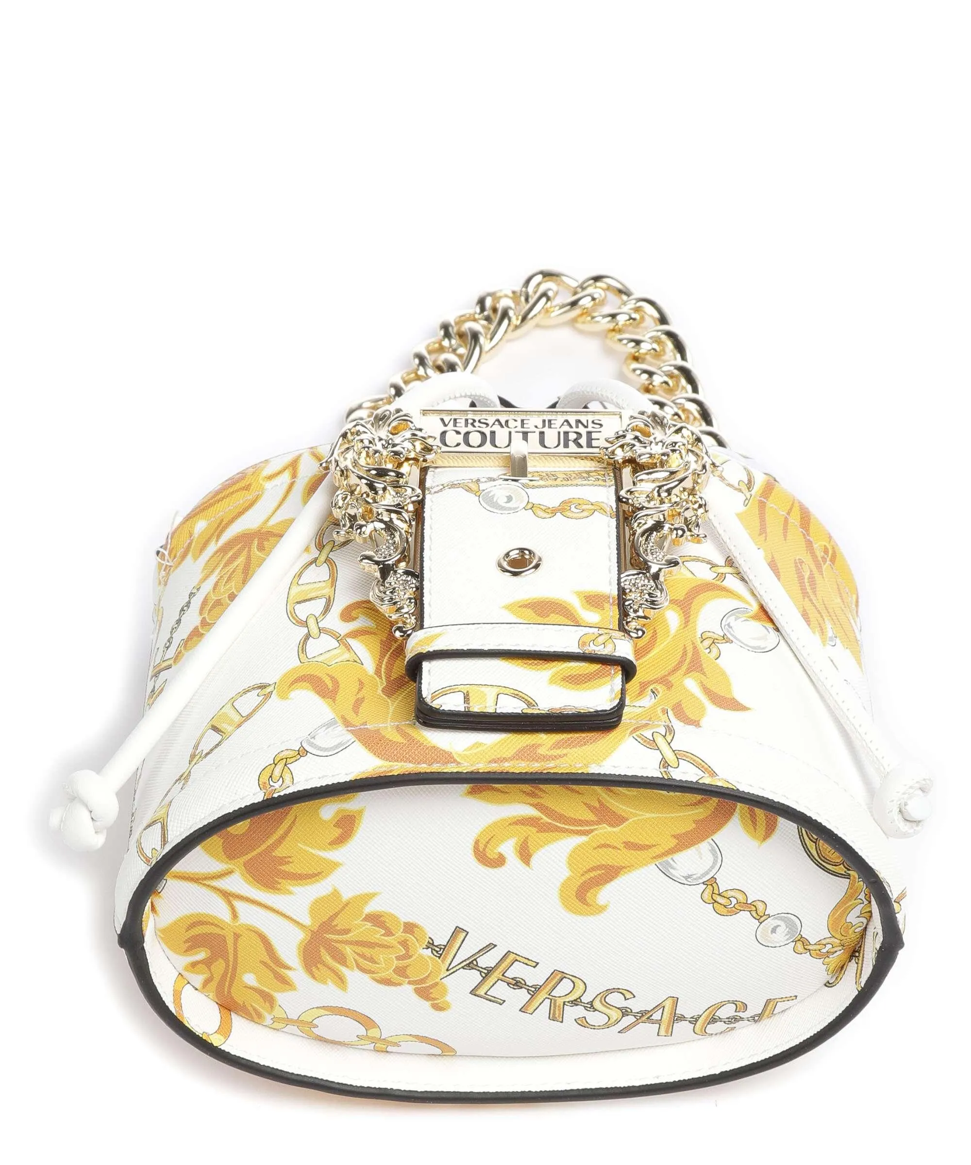  Versace Jeans Couture Couture 01 Borsa a secchiello pelle sintetica bianco  