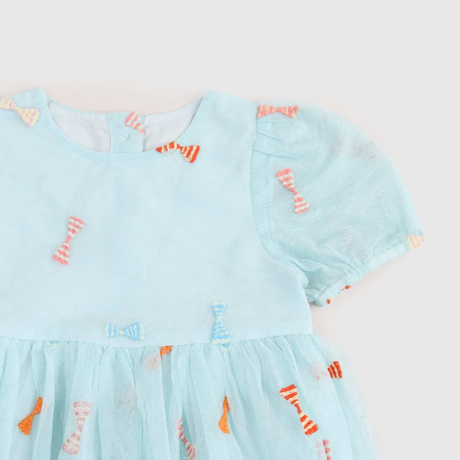 Vestito Celeste Neonata