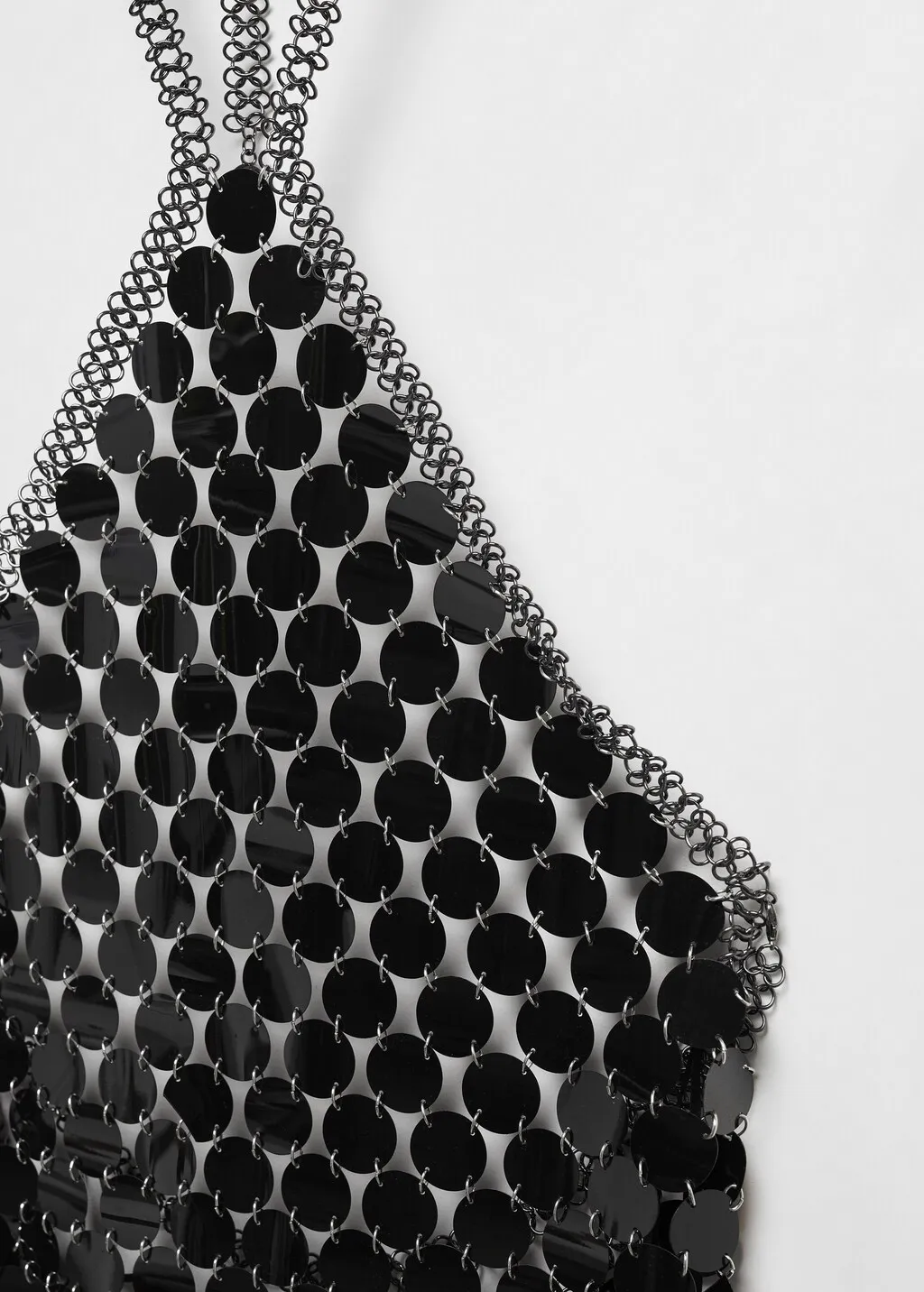 Vestito dischi metallizzati