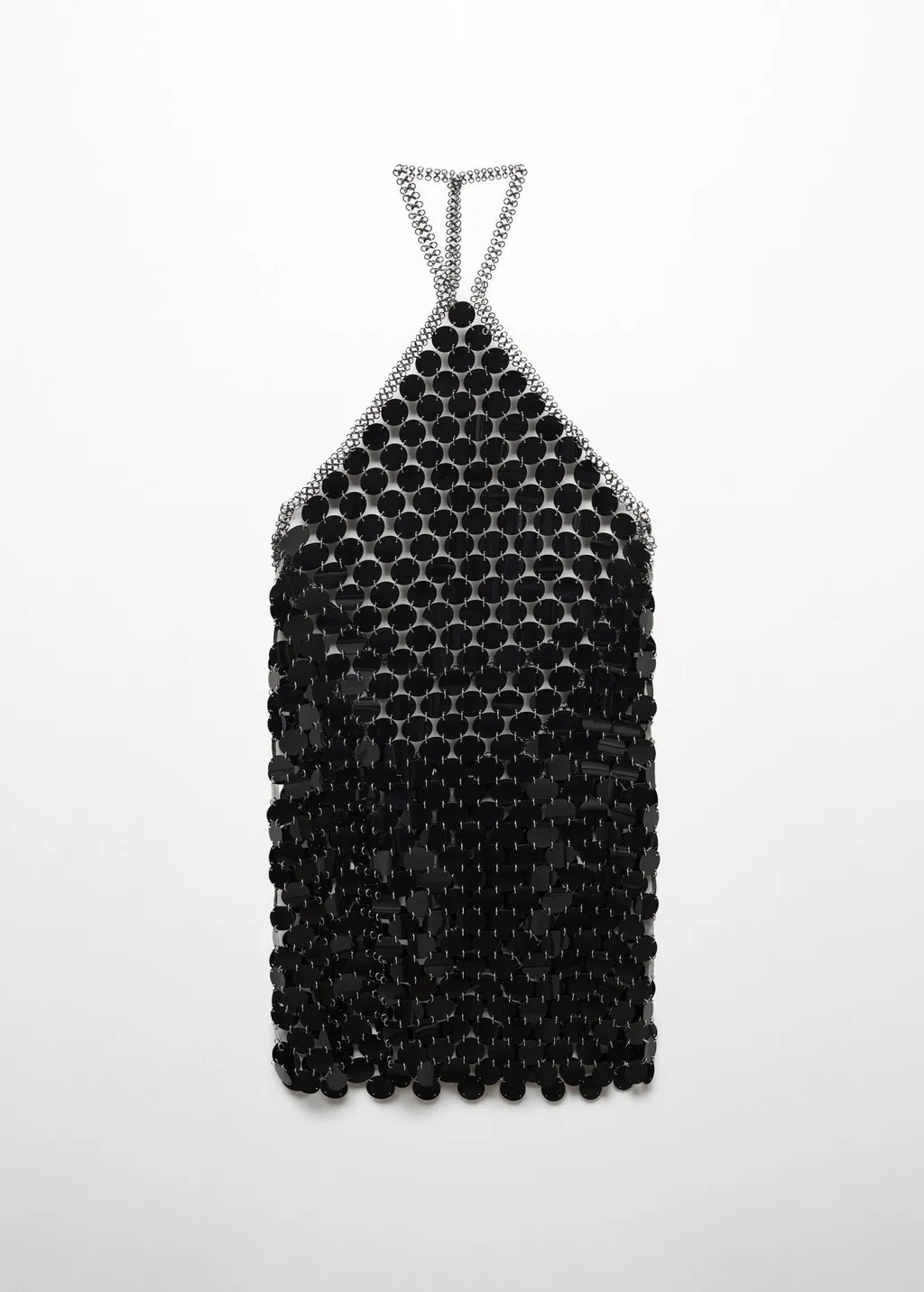 Vestito dischi metallizzati