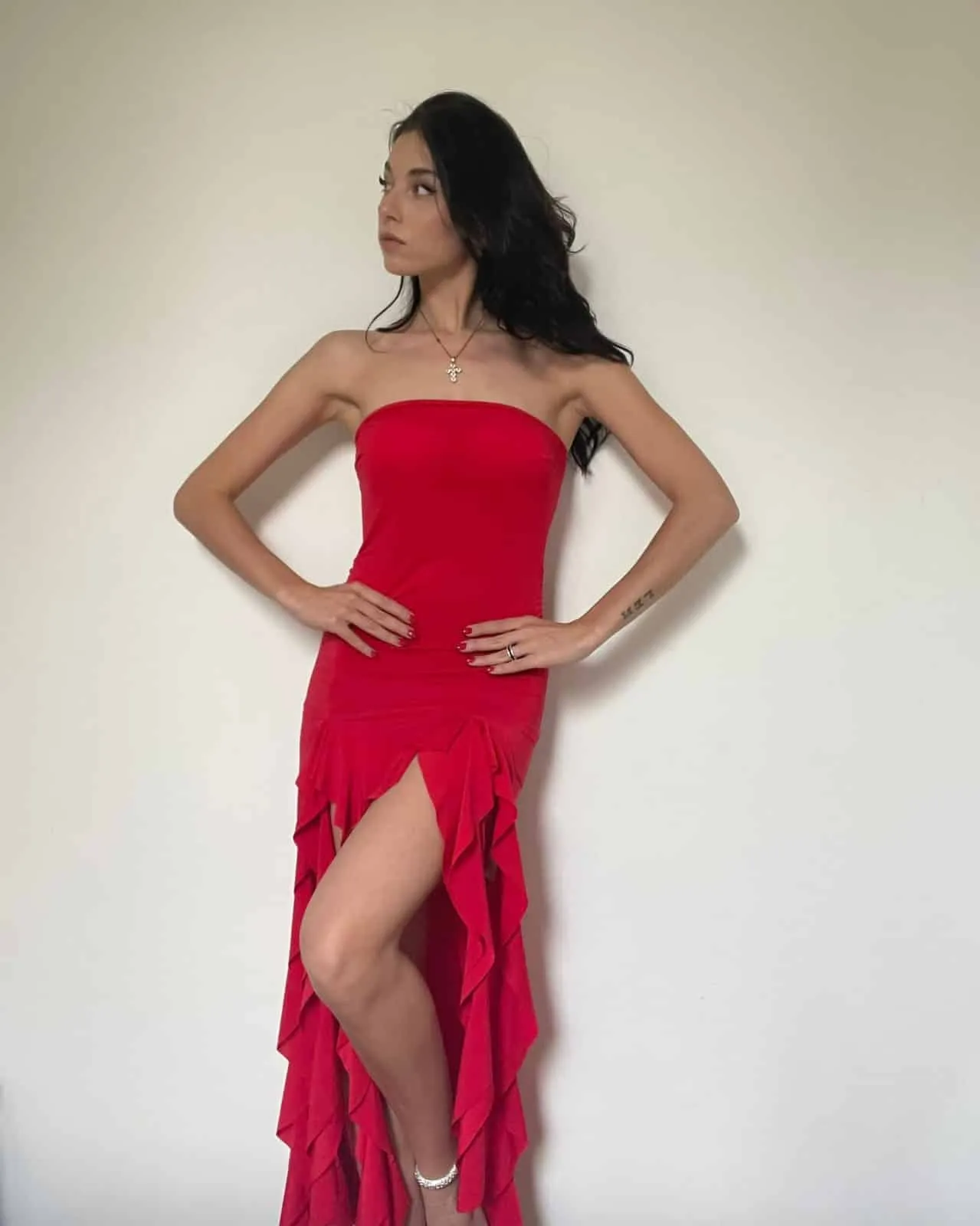 Vestito lungo - ROSSO