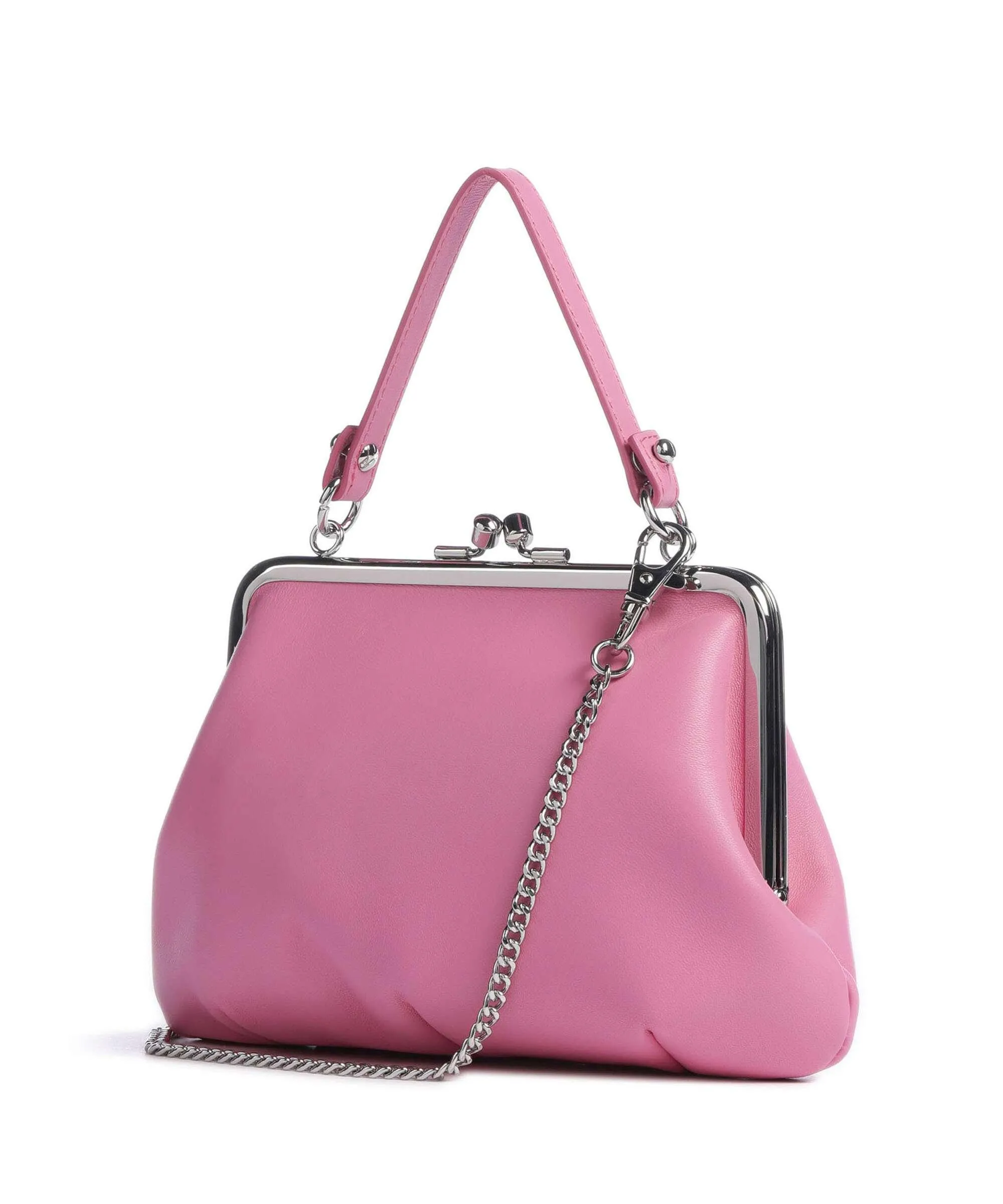  Vivienne Westwood Granny Nappa Leather Borsa a tracolla cuoio di agnello rosa  