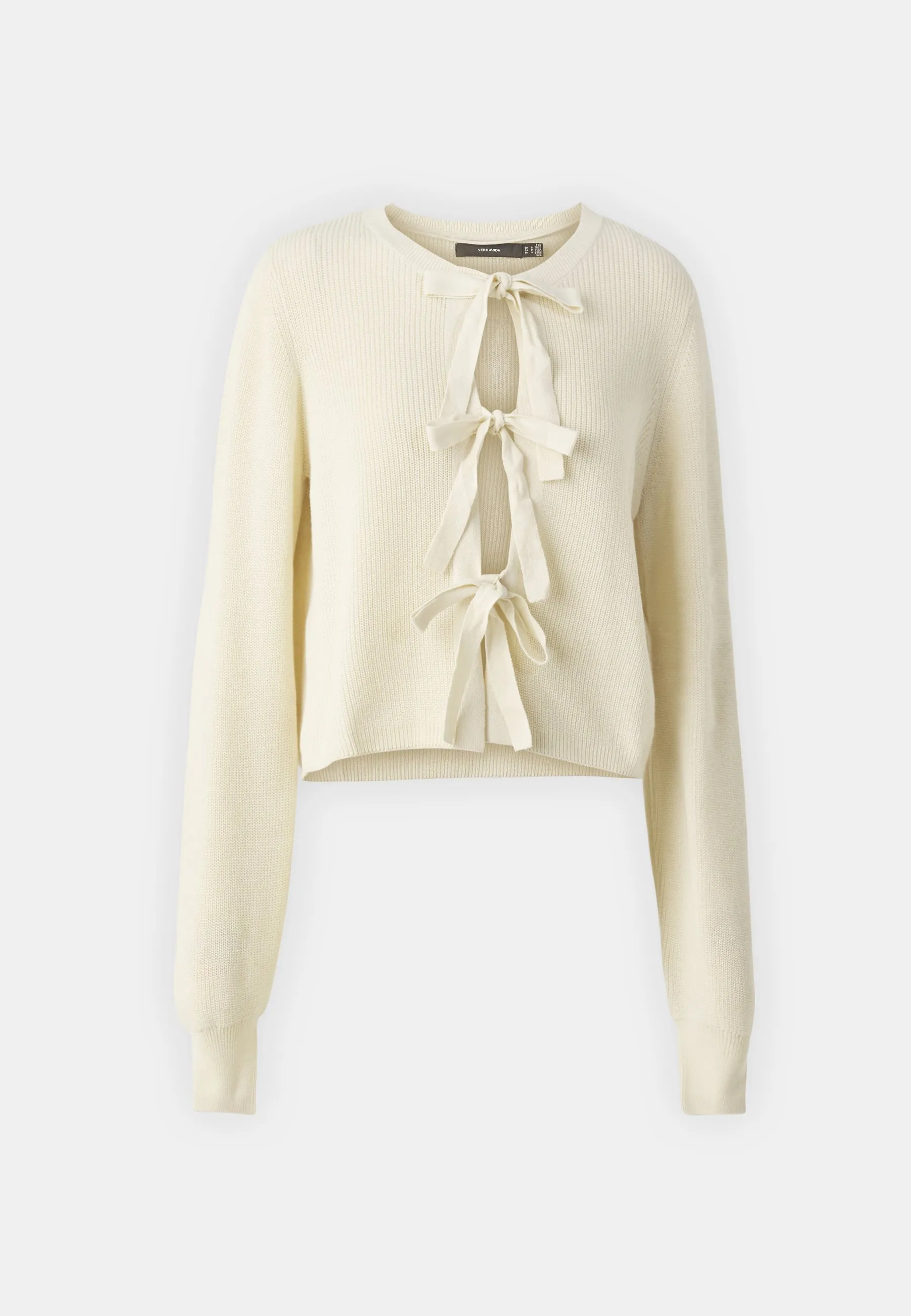 VMNILLE BOW O NECK CARDIGAN  - Cardigan