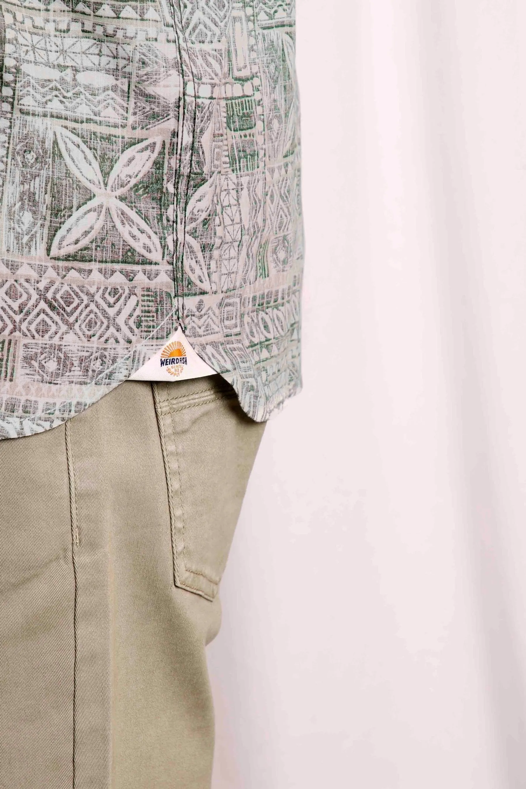 Weird Fish - Faraway - Camicia in Manica corta bio con stampa    